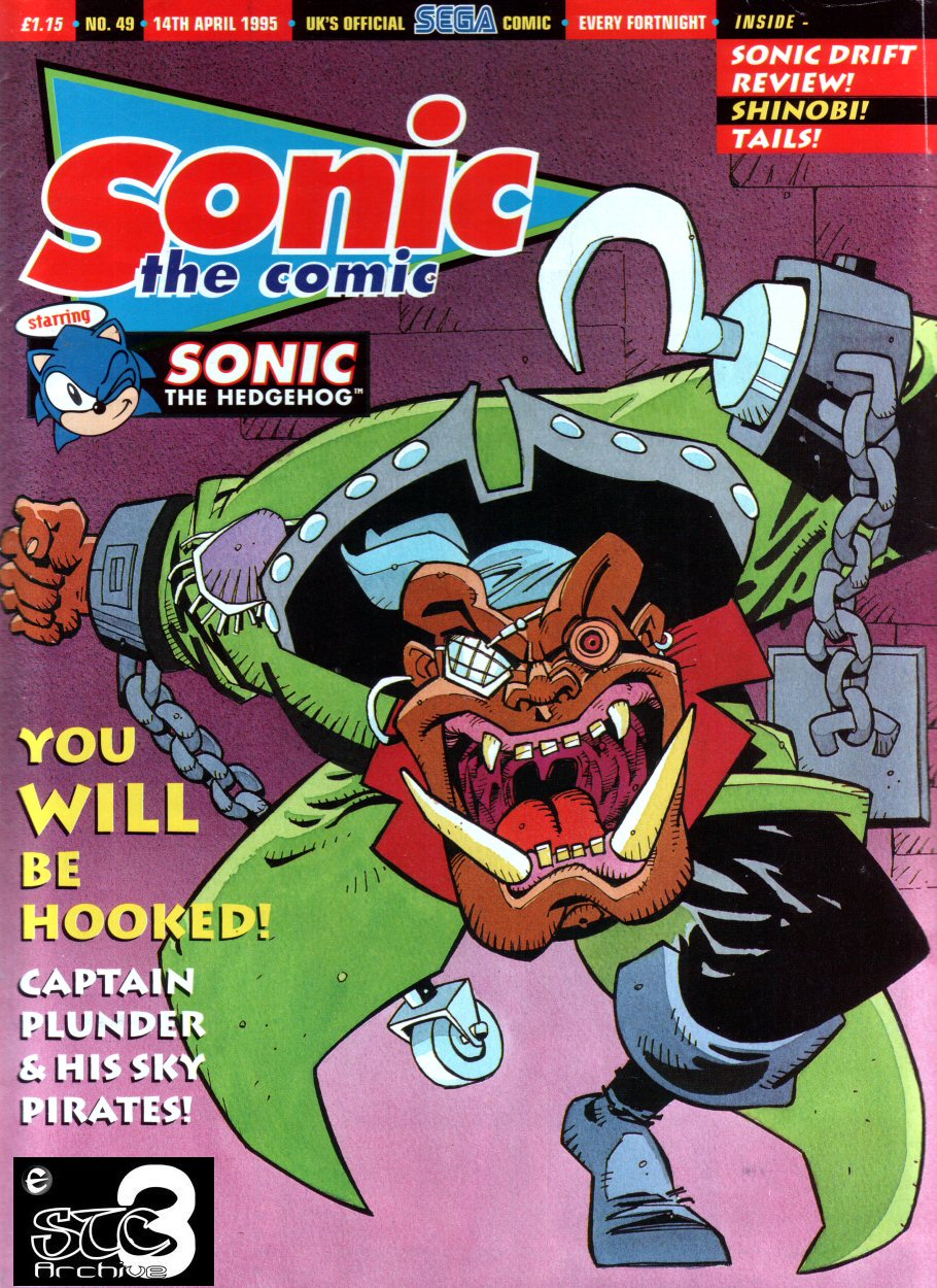 Sonic - The Comic Issue No. 049 Cover Page